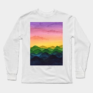 Rainbow Landscape Long Sleeve T-Shirt